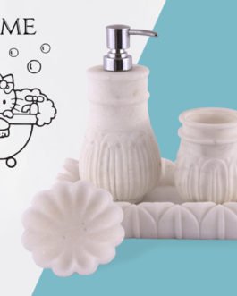 White marble Bathroom Set 1