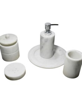 Black and white Marble Bathroom Set 2