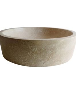 Stone Circular Vessel Bathroom Sink
