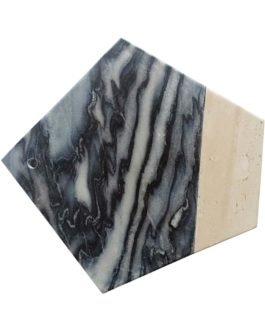 Premium Black and White with Beige Chopping Board