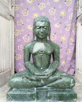 Buddha Idol Made up of Green Marble