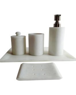White Bathroom Set