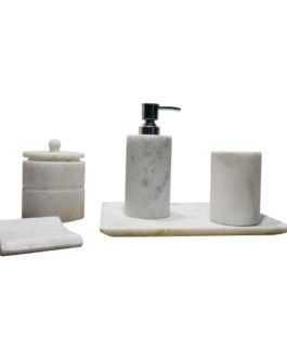 White Bath Set