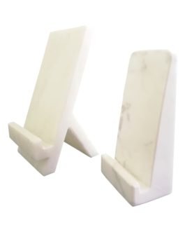 White Marble Phone Stand