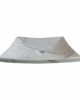White Marble Bathroom Sink