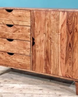 Side Board 4 Drawer 1 Door