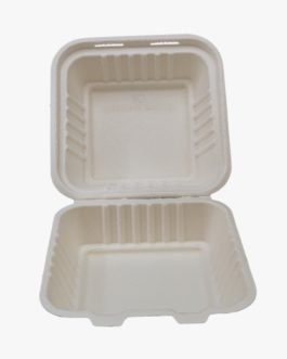 Bagasse Hinged Food Containers