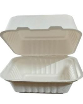 Bagasse Hinged Food Containers