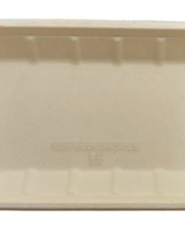 Compostable Bagasse Square Plate