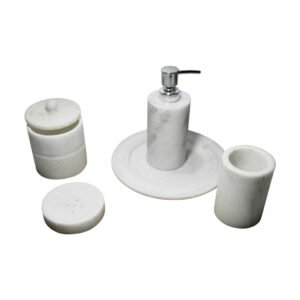 Black and white Marble Bathroom Set 2