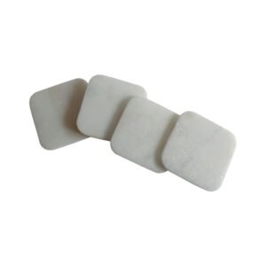 Square White Marble Coasters
